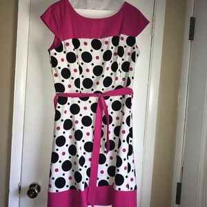 NWOT Kim Rogers Polka Dot Dress💗🖤